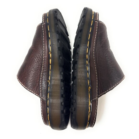 Vtg Doc Dr Martens Flower Cutout Chunky Sandals Womens Sz US 5 Made In England - Picture 8 of 14